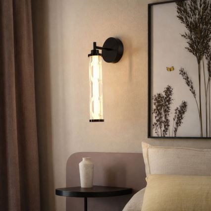 Lampă de perete CORTE LED/10W/230V neagră