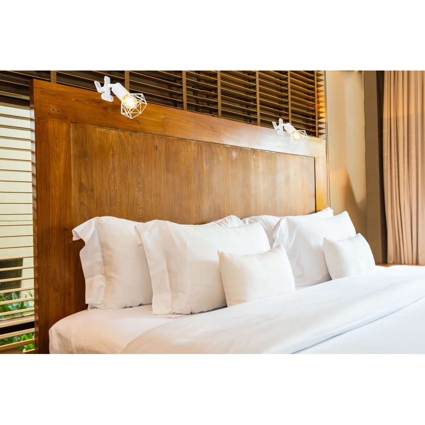 Lampă de perete cu clemă 1xE14/40W/230V alb Globo