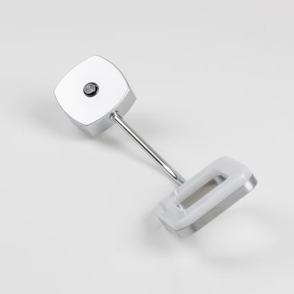 Lampă de perete cu priză LED/3,2W/230V crom mat