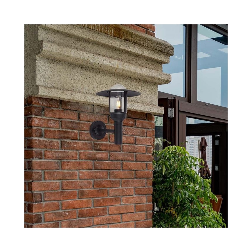 Lampă de perete de exterior 1xE27/60W/230V IP44 negru