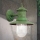 Lampă de perete de exterior LEONIE 1xE27/60W/230V IP44 verde