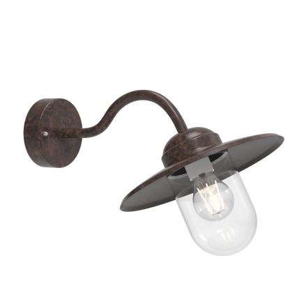 Lampă de perete de exterior Nordlux LUXEMBOURG 1xE27/60W/230V IP54 maro/patină
