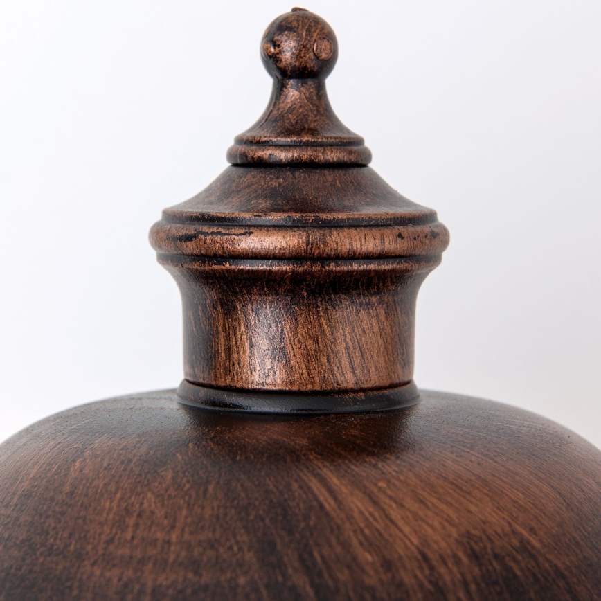 Lampă de perete de exterior KENZO 1xE27/100W/230V IP44 bronz/patină