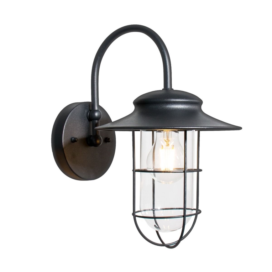 Lampă de perete de exterior Zuma Line 1xE27/60W/230V IP44 negru