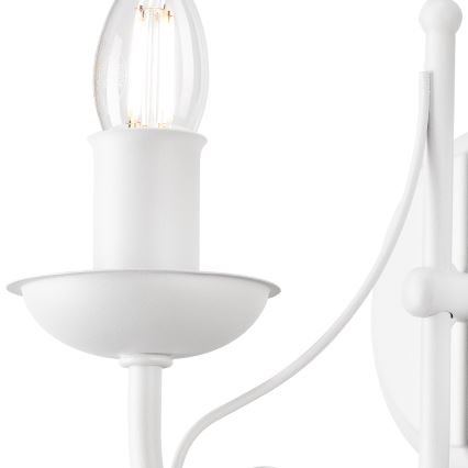 Lampă de perete DONATO 1xE14/40W/230V alb