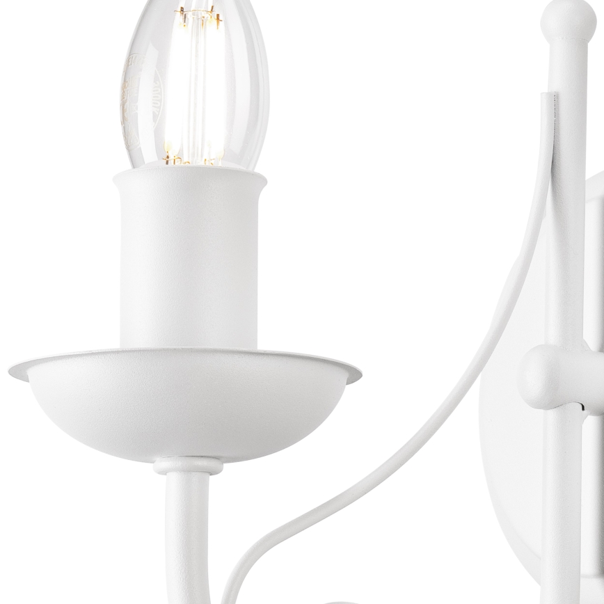 Lampă de perete DONATO 1xE14/40W/230V alb