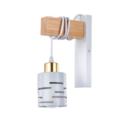 Lampă de perete ELEN 1xE27/35W/230V alb/auriu/maro