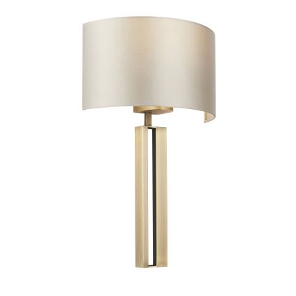 Lampă de perete Endon 95452, 1xE27/10W/230V, bej/auriu