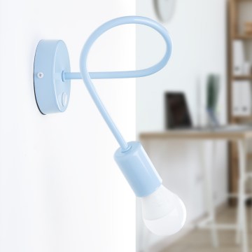Lampă de perete flexibilă OXFORD, 1xE27/15W/230V, albastră