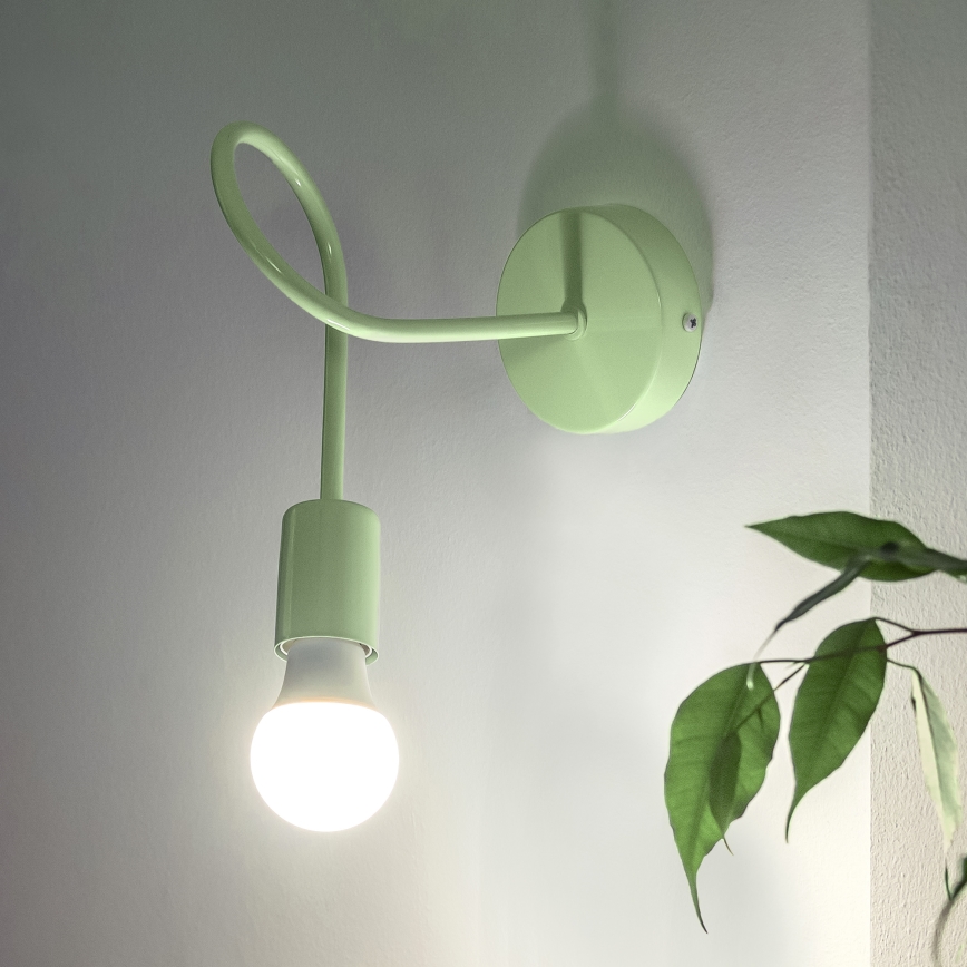 Lampă de perete flexibilă OXFORD 1xE27/15W/230V verde