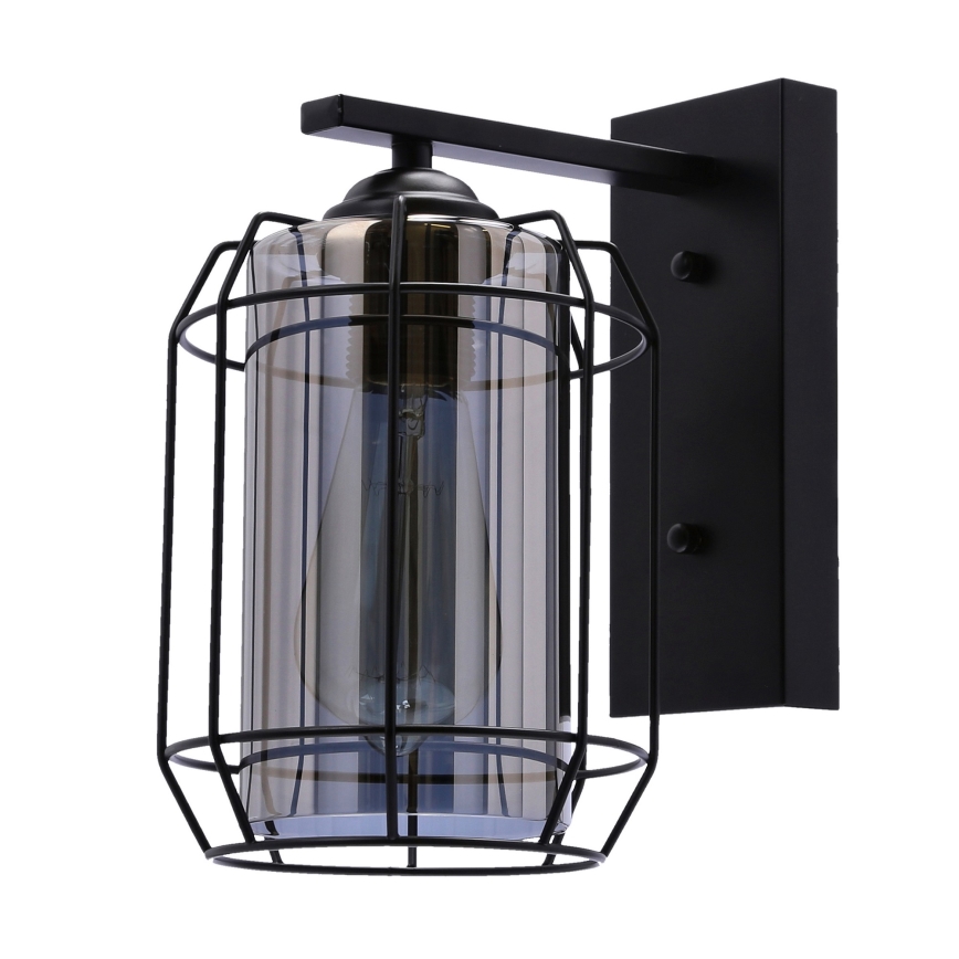 Lampă de perete JONERA 1xE27/40W/230V negru