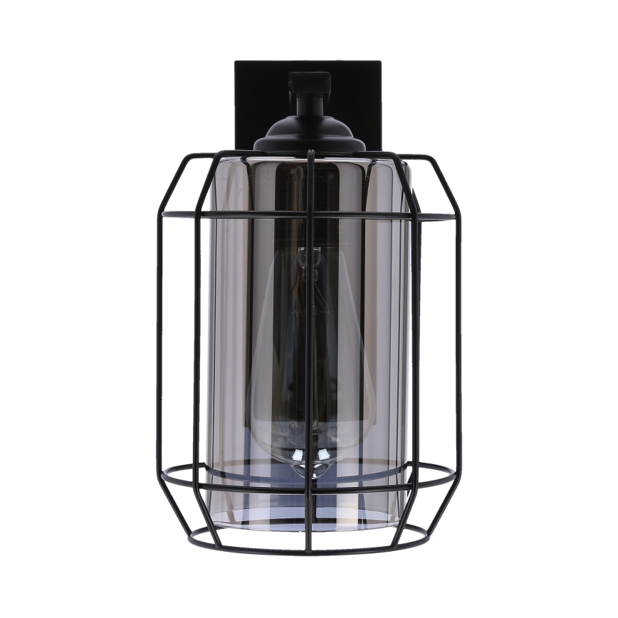 Lampă de perete JONERA 1xE27/40W/230V negru