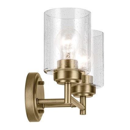 Lampă de perete Kichler WINSLOW 2xE27/60W/230V alamă