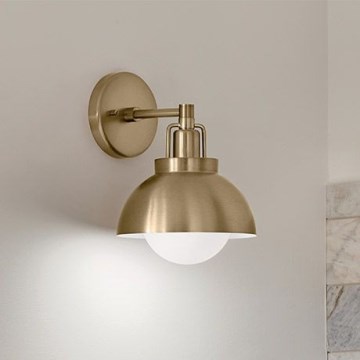 Lampă de perete Kichler NIVA 1xE27/40W/230V alamă