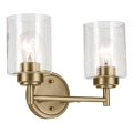 Lampă de perete Kichler WINSLOW 2xE27/60W/230V alamă