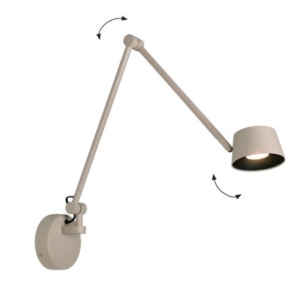Lampă de perete LED dimabilă SAVINA LED/9W/230V bej