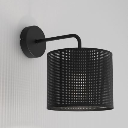 Lampă de perete LOFT SHADE 1xE27/60W/230V neagră