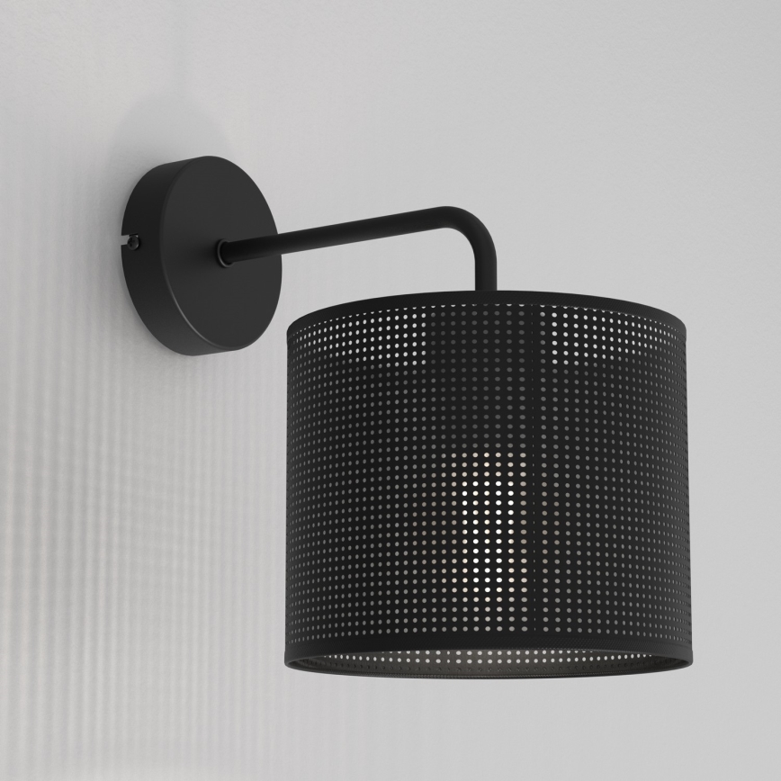 Lampă de perete LOFT SHADE 1xE27/60W/230V neagră