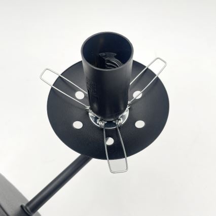 Lampă de perete MALIVA 1xE14/15W/230V, negru/alb - Brilagi