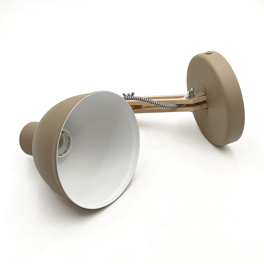 Lampă de perete MARCELLO, 1xE27/15W/230V, bej