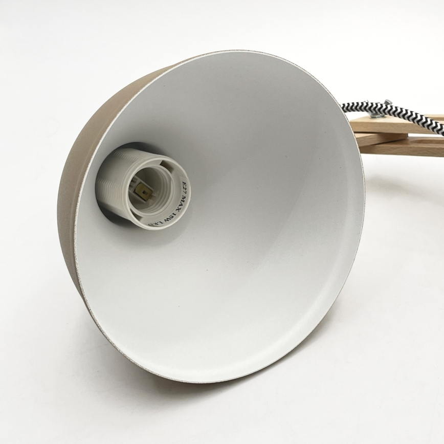 Lampă de perete MARCELLO, 1xE27/15W/230V, bej