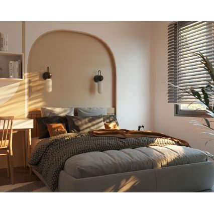 Lampă de perete MAXLIGHT W0381 ROMA 1xG9/12W/230V negru