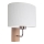 Lampă de perete MERCEDES 1xE27/25W/230V alb/stejar