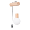Lampă de perete NIBMI 1xG9/8W/230V fag