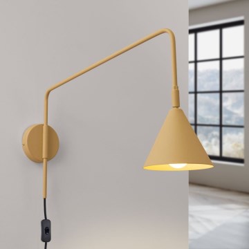 Lampă de perete NOX 1xE14/10W/230V auriu