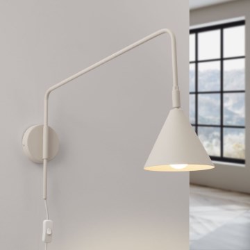 Lampă de perete NOX 1xE14/10W/230V crem