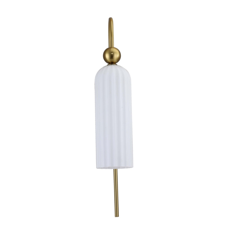 Lampă de perete PIEGA 1xE14/40W/230V alamă/albă