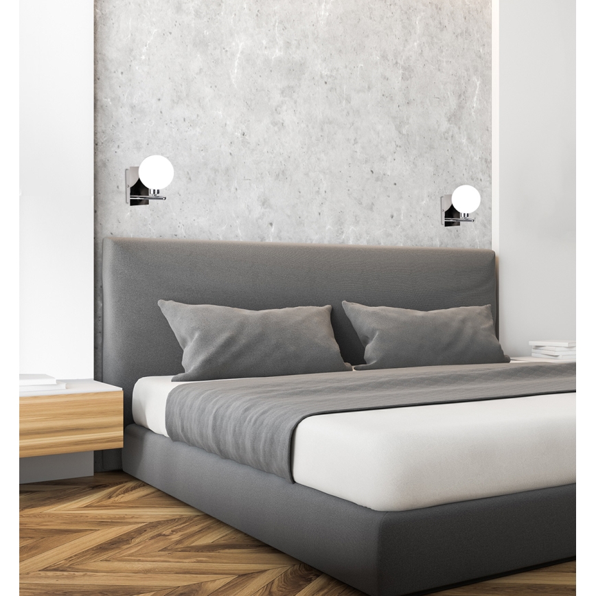 Lampă de perete RAISA 1xG9/40W/230V crom lucios
