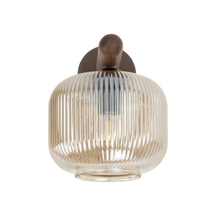 Lampă de perete SALVIA 1xE14/10W/230V maro/maro fumuriu