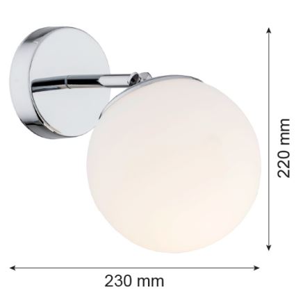 Lampă de perete SATELITE 1xE27/15W/230V crom lucios Argon 3988