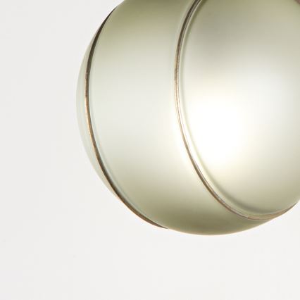 Lampă de perete SIRU FLORET 1xE14/40W/230V maro/gri sticlă venețiană