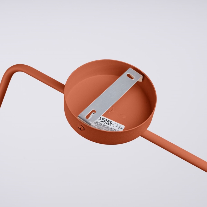 Lampă de perete NOX 1xE14/10W/230V portocaliu