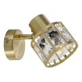 Lampă de perete ZAHARA 1xE27/10W/230V, aurie