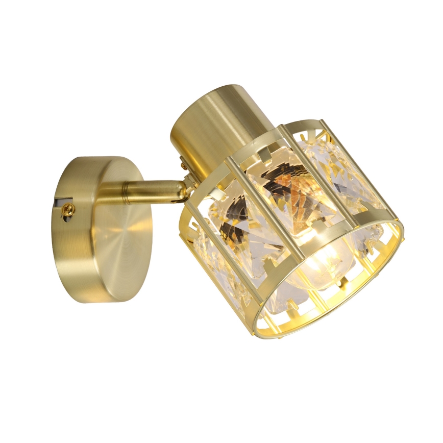 Lampă de perete ZAHARA 1xE27/10W/230V, aurie