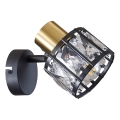 Lampă de perete ZAHARA 1xE27/10W/230V neagră