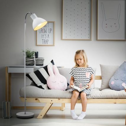 Lampă de podea 1xE27/25W/230V albă