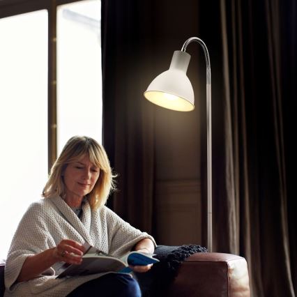 Lampă de podea 1xE27/25W/230V albă