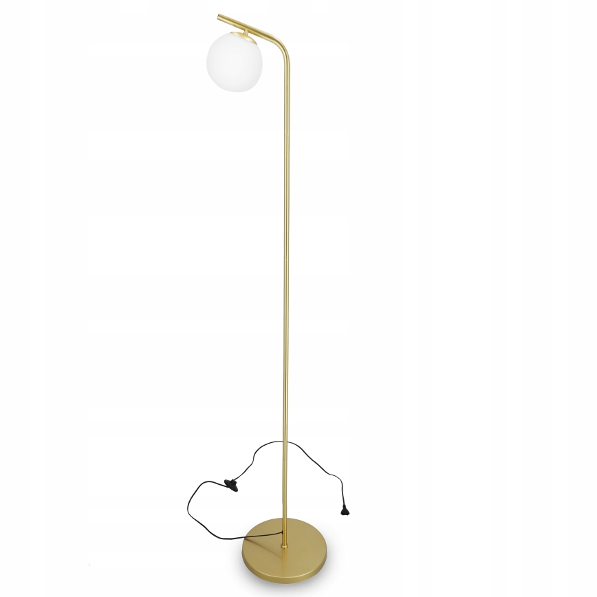 Lampă de podea 1xE27/40W/230V auriu/alb