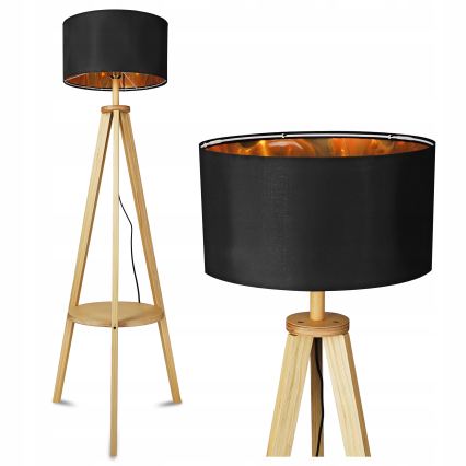 Lampă de podea 1xE27/40W/230V neagră