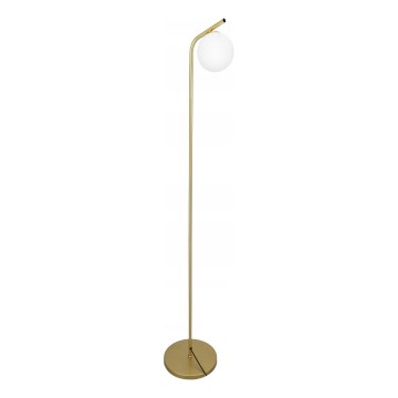 Lampă de podea 1xG9/40W/230V auriu/alb