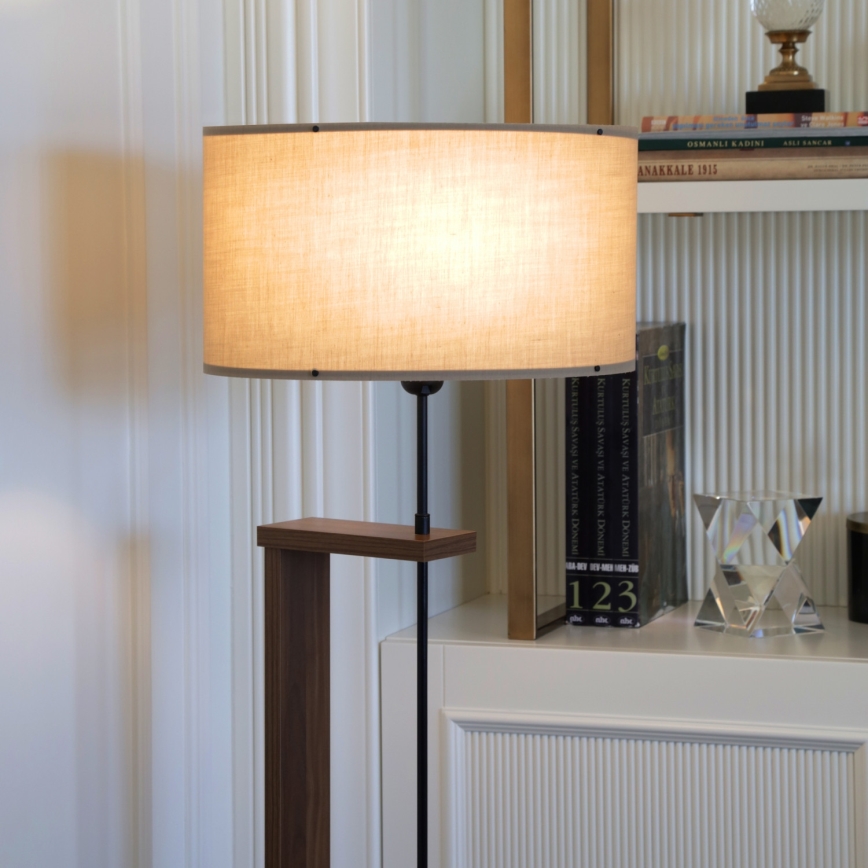 Lampă de podea AYD 1xE27/40W/230V bej/maro