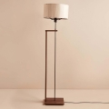 Lampă de podea AYD 1xE27/40W/230V maro/bej