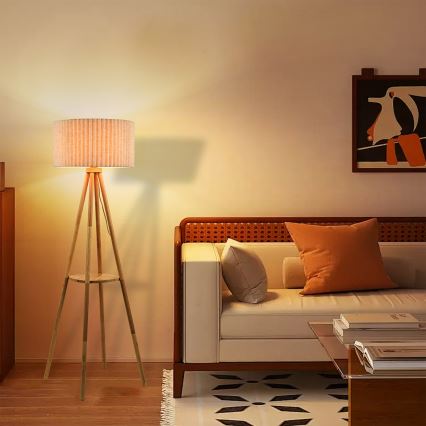 Lampă de podea Brilagi NORDIC WAVE 1xE27/15W/230V lemn/in