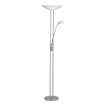 Lampă de podea dimabilă EGLO BAYA 1xR7s/230W+1xG9/33W, crom mat