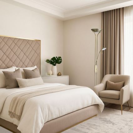 Lampă de podea dimmabilă SCARLETT Brilagi, 1xR7s/230W/230V + 1xG9/40W, bronz