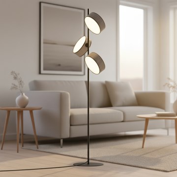 Lampă de podea DRUMZ 3xE14/10W/230V gri